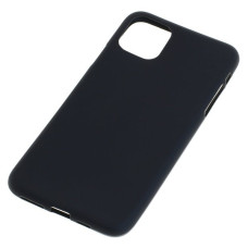 Silikónové puzdro Apple iPhone 11 Pro Max, čierne