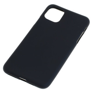 Silikónové puzdro Apple iPhone 11 Pro Max, čierne