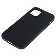 Silikónový obal pre Apple iPhone 12 Mini, čierny
