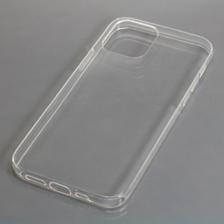 Silikónový obal pre Apple iPhone 12, priehľadný