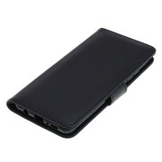 Kožené flipové puzdro Samsung Galaxy A42 5G PU čierne