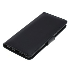 Kožené flipové puzdro Samsung Galaxy A42 5G PU čierne