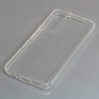 Silikónový obal pre Samsung Galaxy S22, priehľadný