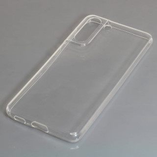 Silikónový obal pre Samsung Galaxy S21 FE, priehľadný