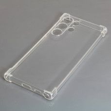 Silikónové puzdro pre Samsung Galaxy S22 Ultra, priehľadné