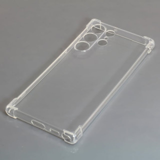 Silikónové puzdro pre Samsung Galaxy S22 Ultra, priehľadné