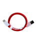 Dátový kábel OnePlus Warp USB-A na USB-C červený 1,0 m - UŽ SA NEV PREDAJI! Dátový kábel OnePlus Warp USB-A na USB-C červený 1,0 m - UŽ SA NEV PREDAJI!