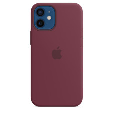 Silikónové puzdro pre Apple iPhone 12 Mini, plum, original