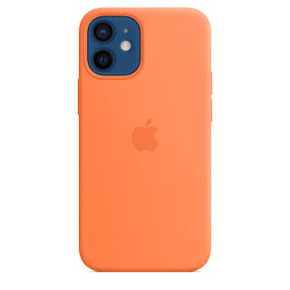 Silikónové puzdro pre Apple iPhone 12 Mini, kumquat, original