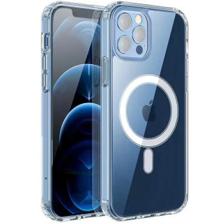 Silikónový obal pre Apple iPhone 16 Pro, Magsafe, priehľadný