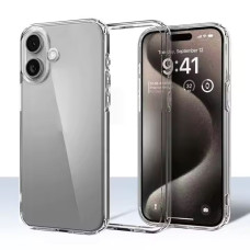 Silikónový obal pre Apple iPhone 16, priehľadný
