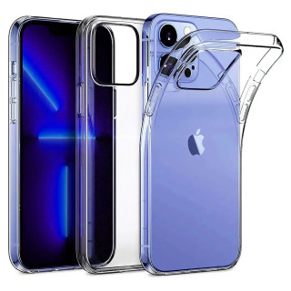 Silikónový obal pre Apple iPhone 16 Pro Max, priehľadný