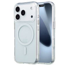 Silikónový obal pre Apple iPhone 17 Pro, Magsafe, priehľadný