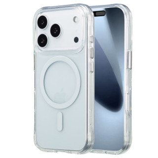 Silikónový obal pre Apple iPhone 17 Pro, Magsafe, priehľadný
