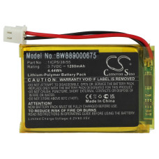 Batéria pre NUK Eco Control Audio 500, 1200 mAh Batéria pre NUK Eco Control Audio 500, 1200 mAh