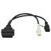Adaptér od Audi / VW / Seat / Škoda 2x2-pin na OBD2 Adaptér od Audi / VW / Seat / Škoda 2x2-pin na OBD2