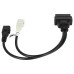 Adaptér od Audi / VW / Seat / Škoda 2x2-pin na OBD2 Adaptér od Audi / VW / Seat / Škoda 2x2-pin na OBD2