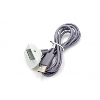Dátový kábel USB pre ovládač Microsoft XBOX 360, sivý