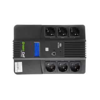 Green Cell UPS neprerušiteľný zdroj napájania AiO 600VA